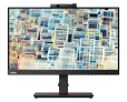 Lenovo ThinkVision T22v-20 22″ FHD Monitor (IPS, 60Hz 4ms, HDMI VGA DP, Microphone, Webcam, Speakers, Tilt/Swivel/Lift/Pivot)