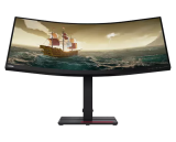 Lenovo ThinkVision T34w-20 34″ WQHD Curved Monitor (VA, 60Hz 4ms, HDMI DP USB-C, Phone Holder, Tilt/Swivel/Lift)