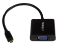 Lenovo StarTech.com Micro HDMI® to VGA Adapter Converter for Smartphones / Ultrabook / Tablet – 1920×1080 – Micro HDMI Male to VGA Female (MCHD2VGAE2) – video converter – black
