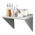 VEVOR 12″ x 60″ Stainless Steel Shelf, Wall Mounted Floating Shelving with Brackets, 315 lbs Load Capacity Commercial Shelves, Heavy Duty Storage Rack for Restaurant, Kitchen, Bar, Home, and Hotel