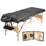 VEVOR Portable Massage Table 28″ W, 2 Folding Lightweight  Massage Table, 8-Level Height Adjustable Salon Tattoo Bed, Spa Table with Headrest, Armrests, Hand Pallet & Carrying Bag, 600LBS