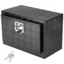 VEVOR Underbody Aluminum Truck Tool Box 24″ x 12″ x 14″ Trailer RV Tool Storage