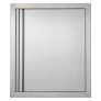VEVOR BBQ Access Door, 457×533 mm Single Outdoor Kitchen Door, Stainless Steel Flush Mount Door, Wall Vertical Door with Recessed Handle, for BBQ Island, Grilling Station, Outside Cabinet