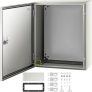 VEVOR NEMA Steel Enclosure, 20 x 16 x 8” NEMA 4X Steel Electrical Box, IP66 Waterproof & Dustproof, Outdoor/Indoor Electrical Junction Box, with Mounting Plate