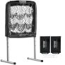 VEVOR 9 Hole Baseball Net, 28″x27″ Softball Baseball Training Equipment for Hitting Pitching Practice, Heavy Duty Height Adjustable Trainer Aid with Strike Zone & 4 Ground Stakes, for Youth Adults