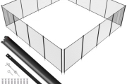 VEVOR Pool Fence 4 x 48 FT Removable Pool Fences for Inground Pools Outdoor