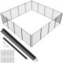VEVOR Pool Fence 4 x 48 FT Removable Pool Fences for Inground Pools Outdoor