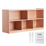 VEVOR Storage Shelf Tray Cabinet 5-Section Cubby Storage 2-Shelf for Home School