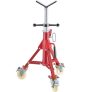 VEVOR Pipe Stand Fold-a-Jack V-Head 23.6″-42.5″ Height 12″ Pipe 882 lb w/Casters