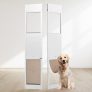 VEVOR Dog Door for Sliding Glass Door 75 7/8″-80 11/16″ Adjustable Height XL