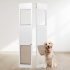 VEVOR Dog Door for Sliding Glass Door 75 7/8″-80 11/16″ Adjustable Height M