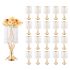 VEVOR 12PCS 49cm/19.3” Tall Crystal Wedding Flower Stand Vase for Party Decor