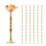 VEVOR 24PCS 50cm/19.7” Wedding Flower Vase Metal Gold Floral Stand for Table