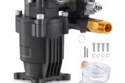 VEVOR Pressure Washer Pump 3/4″ Shaft Horizontal 3500 PSI 2.5GPM with 5 Nozzles
