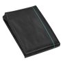 VEVOR Weed Barrier Landscape Fabric, 4*50FT Heavy Duty Garden Weed Fabric, Woven PP Weed Control Fabric, Driveway Fabric, Geotextile Fabric for Landscaping, Ground Cover, Weed Blocker Weed Mat, Black