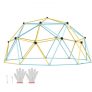VEVOR Climbing Dome, 10FT Geometric Dome Climber Play Center for Kids 3 to 10 Years Old, Jungle Gym Supports 750LBS and Easy Assembly, with Climbing Grip, Outdoor Backyard Play Equipment for Kids