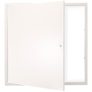 VEVOR Access Panel for Drywall & Ceiling, 24 x 24 Inch Plumbing Access Panels, Reinforced Access Door, Heavy-Duty Steel Wall Hole Cover, Easy Install Removable Hinged Panel for Wiring & Cables, Silver