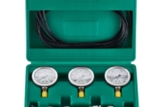 VEVOR Hydraulic Pressure Test Kit, 250/400/600bar, 3 Gauges 6 Test Couplings 3 Test Hoses, Excavator Hydraulic Test Gauge Set with Portable Carrying Case for Excavator Tractors Construction Machinery