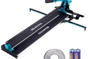 VEVOR Manual Tile Cutter, 800mm, Porcelain Ceramic Tile Cutter with Tungsten Carbide Cutting Wheel, Infrared Positioning, Anti-Skid Feet, Durable Rails for professional installers or beginners