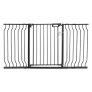 VEVOR Baby Gate, 29.5″-57.8″ Extra Wide, 30″ High, Dog Gate for Stairs Doorways and House, Easy Step Walk Thru Auto Close Child Gate Pet Security Gate with Pressure Mount Kit and Wall Mount Kit, Black
