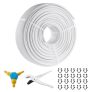 VEVOR PEX-AL-PEX Tube, 656ft, 5/8” Diameter Aluminum-Plastic Composite Pipe Oxygen Barrier Radiant Floor PEX Pipe, 0.08” Thickness Radiant Heat Floor Plumbing Inner Aluminum Layer PEX Tubing Pipe