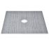 VEVOR Shower Curb Kit, 1524x965mm Shower Pan Kit with 160mm Offset Drain, Lightweight EPS Shower Installation Kits with 2 Waterproof Cloths, Shower Pan Slope Sticks Fit for Bathroom