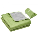VEVOR Camping Blanket 79″ x 59″ Wearable Warm Stadium Blanket Outdoor Army Green