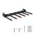 VEVOR Trimmer Rack, 3 Place Weeder Trimmer Rack, Locking Trim Holder Landscape Trailer Rack Carrier Mount on Open Pickup/Trailer Enclosed Trailers, Pair