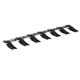 VEVOR Bucket Tooth Bar, 53”, Heavy Duty Tractor Bucket Teeth Bar for Sub-Compact Tractor Loader, 4560 lbs Load-Bearing Capacity, Fits Bucket Cutting Edges Sized 1/2″ or Less with No Drilling Required
