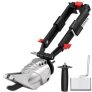 VEVOR Board Cutter Drill Attachment, Board Shears Attachment with 360 Degree Pivoting Head, for Cutting Max. 0.5″ Fiber Cement and 0.47″ Plasterboard, Applicable with Most 1500-3000RPM Electric Drill