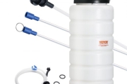 VEVOR Fluid Extractor, 4 Gallons (15 Liters), Pneumatic/Manual Oil Changer Vacuum Fluid Extractor with Dipstick and Suction Hose, Oil Extractor Change Pump for Automotive Fluids Vacuum Evacuation