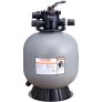 VEVOR Sand Filter, 22-inch, Up to 55 GPM Flow Rate, Above Inground Swimming Pool Sand Filter System with 7-Way Multi-Port Valve, Filter, Backwash, Rinse, Recirculate, Waste, Winter, Closed Functions