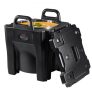 VEVOR Insulated Food Carrier, 32Qt Capacity, Stackable Catering Hot Box with Stainless Steel Barrel, Top Load LLDPE Food Warmer with Integral Handles Buckles Stationary Base, for Restaurant Canteen, B