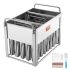 VEVOR Chicken Tunnels, 118.1 x 28 x 24.2 inch (LxWxH) Chicken Tunnels for Yard, Portable Chicken Tunnels for Outside Easy Installation, Chicken Coop Run, Suitable for Chickens, Ducks, Rabbits