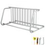 VEVOR 10 Holders Floor Bike Rack, 1.5m Length All-Steel Grid Bike Rack, 10-Bike Capacity Dual-Side Storage Stand for Garages Streets Yards Bike Events