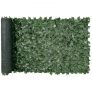 VEVOR Ivy Privacy Fence, 990 x 2490 mm  Artificial Green Wall Screen, Greenery Ivy Fence with Mesh Cloth Backing and Strengthened Joint, Faux Hedges Vine Leaf Decoration for Outdoor Garden, Yard