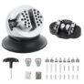 VEVOR 3 Inch Engraving Block Block Ball Vise with 30Pcs Attachment Inlaid Diamonds Full Set Ball Vise Engraving Setting Tool for Jewelry Handwork