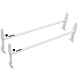VEVOR Van Roof Ladder Rack, 2 Bar Alloy Steel Ladder Racks, Adjustable from 1200-2000 mm, 227 kg Capacity, Roof Rack Compatible with Full-size Vans with Rain Gutter, Chevrolet Express, GMC Savana