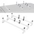 VEVOR Portable Socket Organizer Set 3PCS 76-Clip Magnetic Socket Tray Metric/SAE