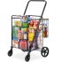 VEVOR Fruit Wine Press, 3.2 Gallon/12L, Solid Wood Basket with 6 Blocks, Manual Juice Maker, Cider Apple Grape Tincture Vegetables Honey Olive Oil Making Press with Pole Handle Bar for Kitchen, Home