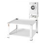 VEVOR Laundry Pedestal with Storage Shelf, 711Lx711Wx406H mm, Washer And Dryer Base Stand Platform Universal Fit 299kg Capacity, Heavy Duty Steel Multi-Functional Base for Washing Machine