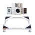 VEVOR Mini Fridge Stand Universal Laundry Pedestal, Adjustable Refrigerator Stand with Smooth Casters, Washing Machine Pedestal Multi-Functional Base for Washer And Dryer, 381-615mm Wide Expandable