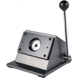 VEVOR Graphic Punch Die Cutter 1-1/4″/32mm Round Punch Die Cutter Cast Iron Manual Graphic Punch Press Button Badge Maker 0.05″/1.5mm Cut Thickness Graphic Die Cutter with Steel Blade for Badge Making