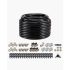 VEVOR Air Compressor Line Kit 3/4” x 100FT PU Air Compressor Line System Black