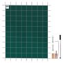 VEVOR Swimming Pool Cover Pool Safety Cover 16x32FT Rectangle Inground Safety Pool Cover Green Mesh Solid Pool Safety Cover for Swimming Pool Winter Safety Cover