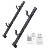 VEVOR Trimmer Rack, 2 Place Weeder Trimmer Rack, Trim Holder Trailer Rack Carrier with Zinc Alloy Password Lock, Mount On Landscape Truck Trailer Enclosed Trimmer Rack Weed Eater Racks, Pair