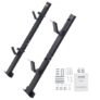 VEVOR Trimmer Rack, 2 Place Weeder Trimmer Rack, Trim Holder Trailer Rack Carrier with Zinc Alloy Password Lock, Mount On Landscape Truck Trailer Enclosed Trimmer Rack Weed Eater Racks, Pair