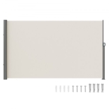 VEVOR Creamy-white Retractable Patio Screen 71 Inch In Height Retractable Screen 118 Inch In Length Office Dividers Partition Wall Retractable Gate Retractable Fence Outdoor Screens for Patio Privacy