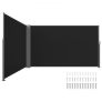 VEVOR Black Retractable Patio Screen 236 Inch In Length Office Dividers 71Inch In Height Retractable Screen Partition Wall Outdoor Retractable Gate Retractable Fence Outdoor Screens For Patio Privacy
