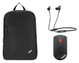 Lenovo Work bundle 5 – Earphones, Mouse, Backpack